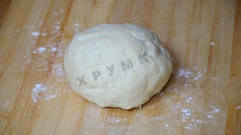 пирог с фруктами на творожном тесте