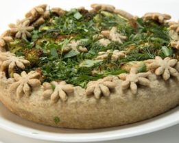 Пирог с индейкой и брокколи