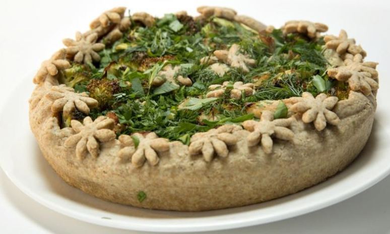 Рецепт пирога с индейкой и брокколи