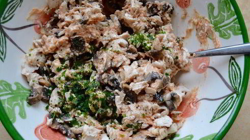 пирог с курицей