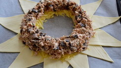 пирог с курицей