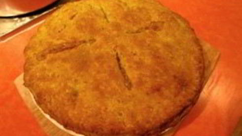 пирог с лисичками и курицей