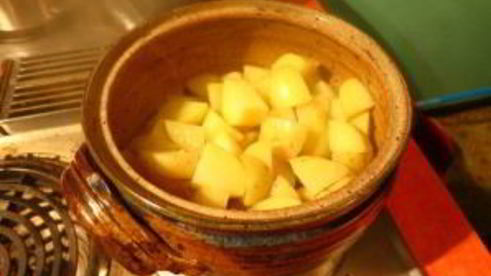 пирог с лисичками и курицей