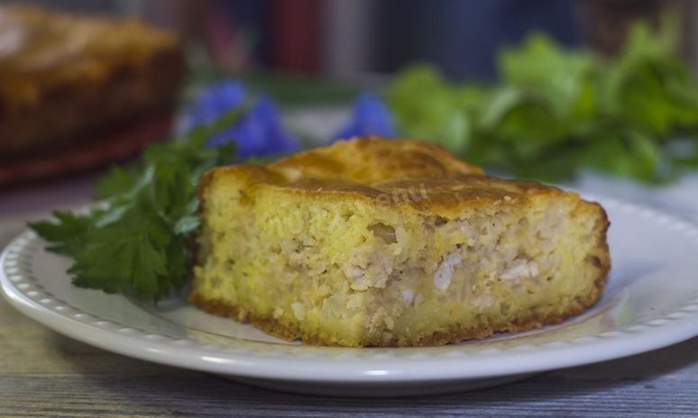 Рецепт пирога с рисом и фаршем