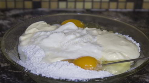 пирог с рисом и фаршем