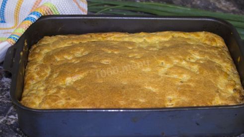 пирог с рисом и фаршем