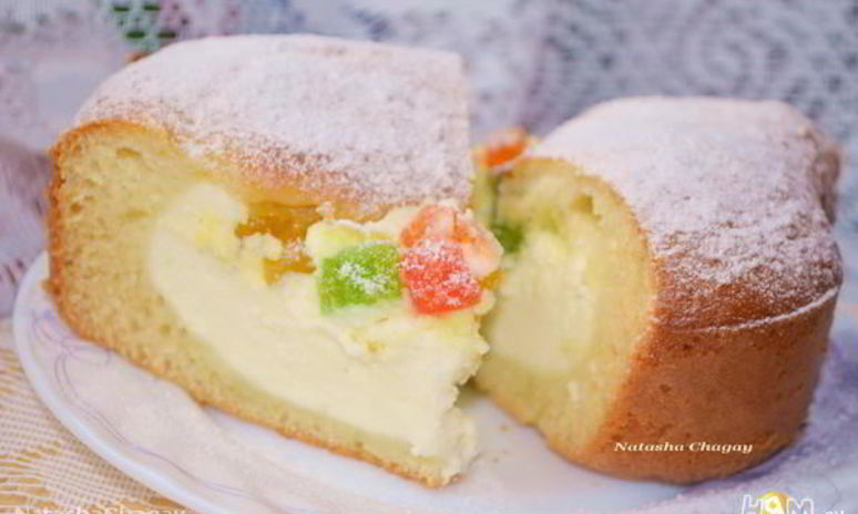 Рецепт пирога с творожной начинкой