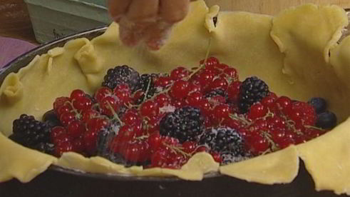 пирог с ягодами