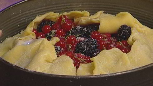 пирог с ягодами