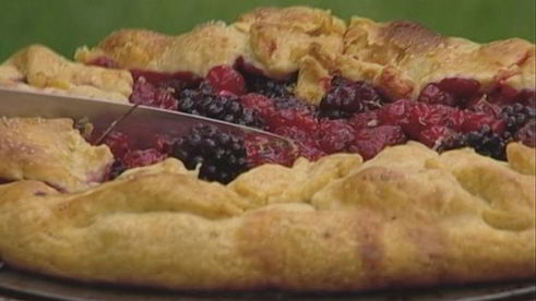 пирог с ягодами