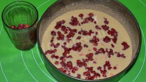 пирог с земляникой