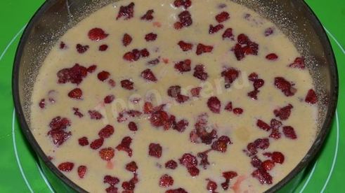 пирог с земляникой