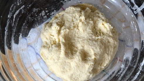 постный картофельный пирог с гречкой