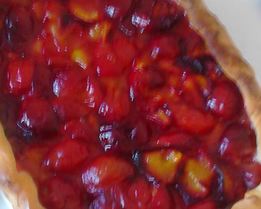 Пряный сливовый пирог