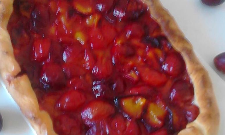 Рецепт пряного сливового пирога