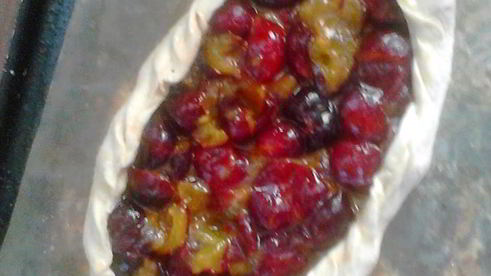 пряный сливовый пирог