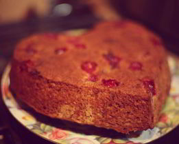 Пышный вишневый пирог