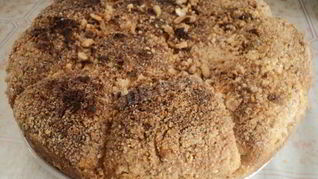 Сладкий пирог из дрожжевого теста