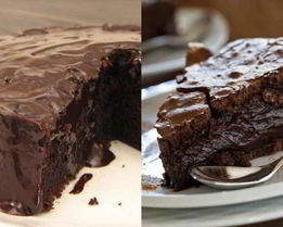 Супер влажный шоколадно-кофейный пирог без яиц
