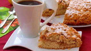 Тертый яблочный пирог