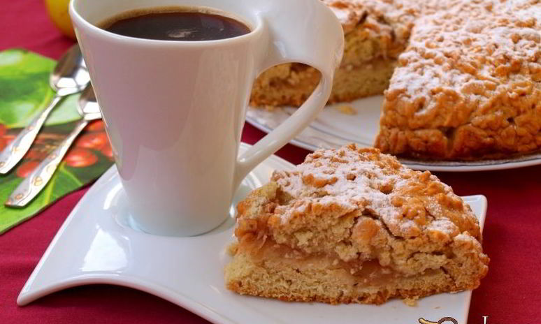 Рецепт тертого яблочного пирога