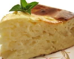 Творожный пирог с яблоками