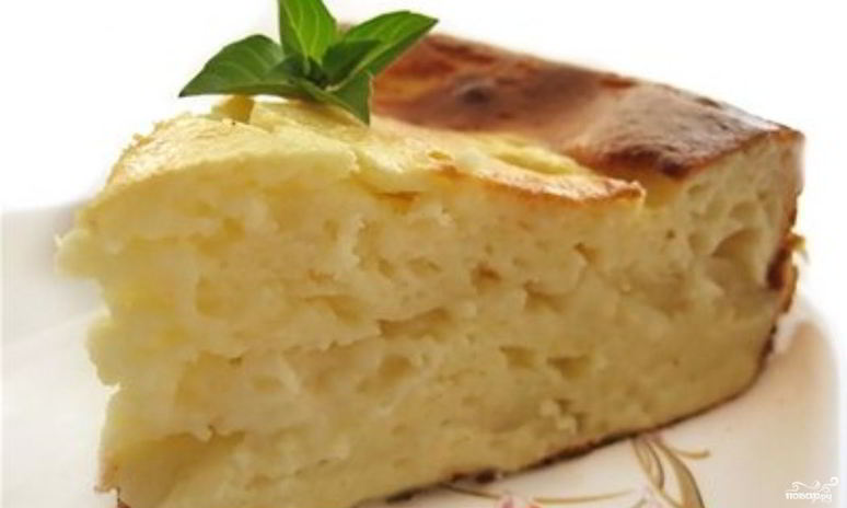 Рецепт творожного пирога с яблоками