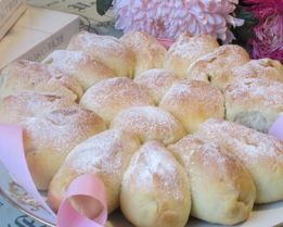 Яблочный пирог из булочек