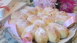 Яблочный пирог из булочек