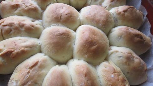 яблочный пирог из булочек