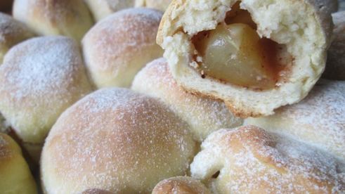 яблочный пирог из булочек