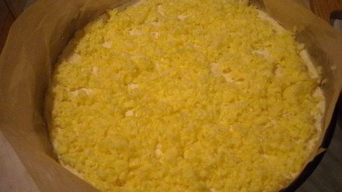 яблочный пирог из сухого теста