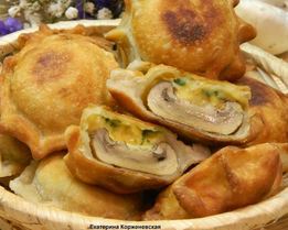 Пирожки Грибные бомбочки