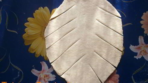 пирожки косичка с горохом