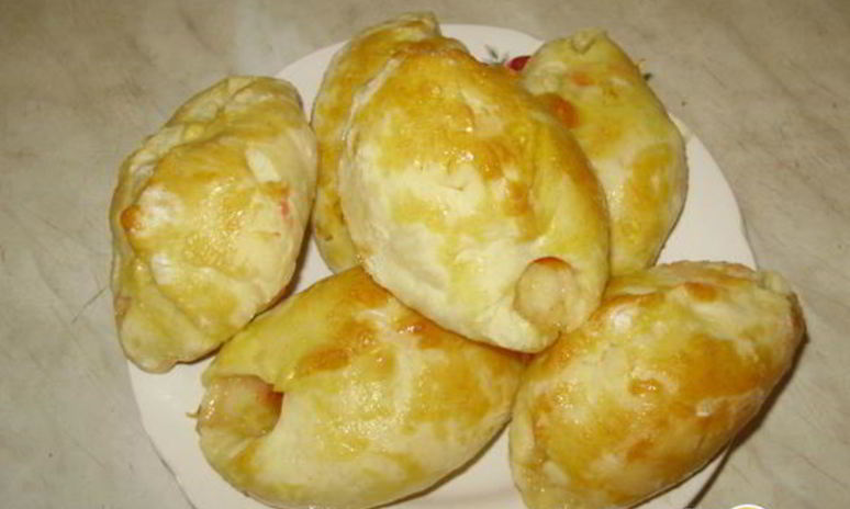 Рецепт пирожков с абрикосом и сливой