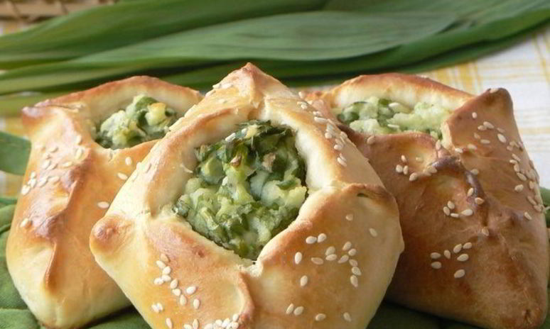 Рецепт пирожков с черемшой