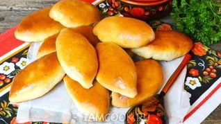 Пирожки с курицей и картошкой в духовке