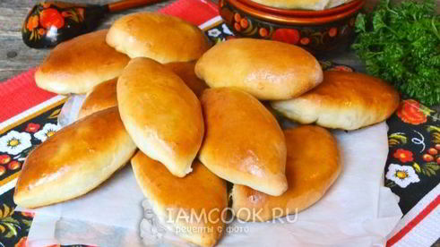 пирожки с курицей и картошкой в духовке