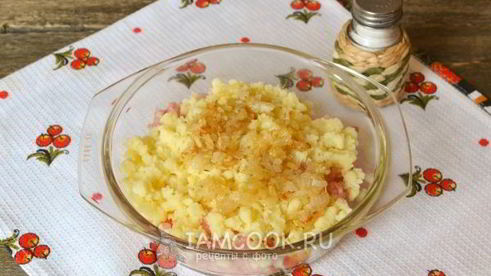 пирожки с курицей и картошкой в духовке