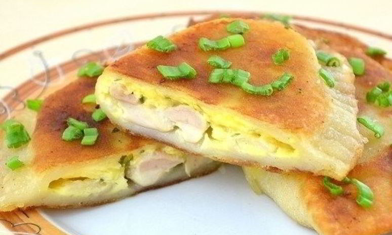 Рецепт пирожков с курицей и сыром