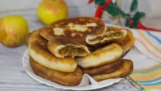 Пирожки с квашеной капустой жареные