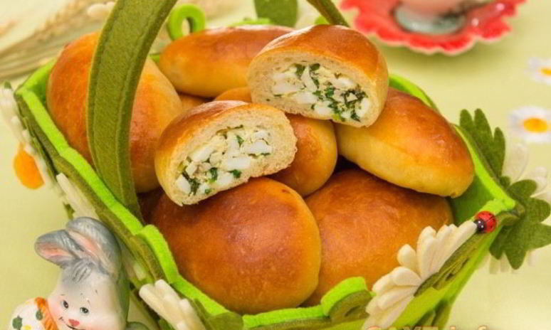 Рецепт пирожков с луком и яйцом