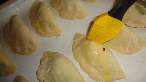 пирожки с начинкой из куриных сердечек