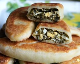 Пирожки с огородной зеленью