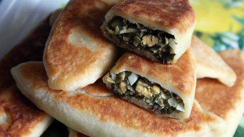 пирожки с огородной зеленью