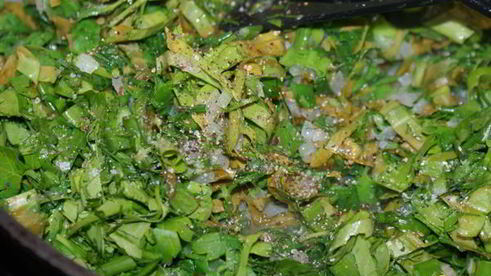 пирожки с огородной зеленью