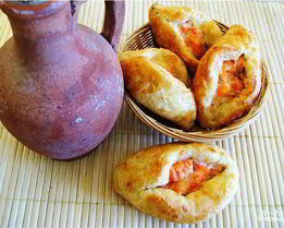 Пирожки с семгой