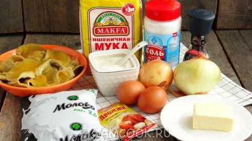 пирожки с солеными грибами