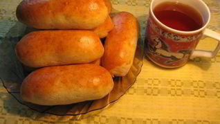 Пирожки с сосиской в духовке