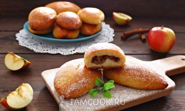 Рецепт пирожков с яблоком и корицей